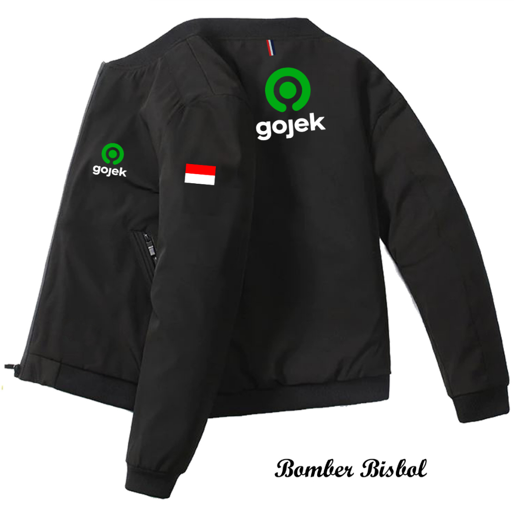 Jakeet Bomber gojek/Jakeet TERMURAH TERLARIS/ Jaket Bisbol Pria Gojek onlineTebal Terbaru Jakey Ojol
