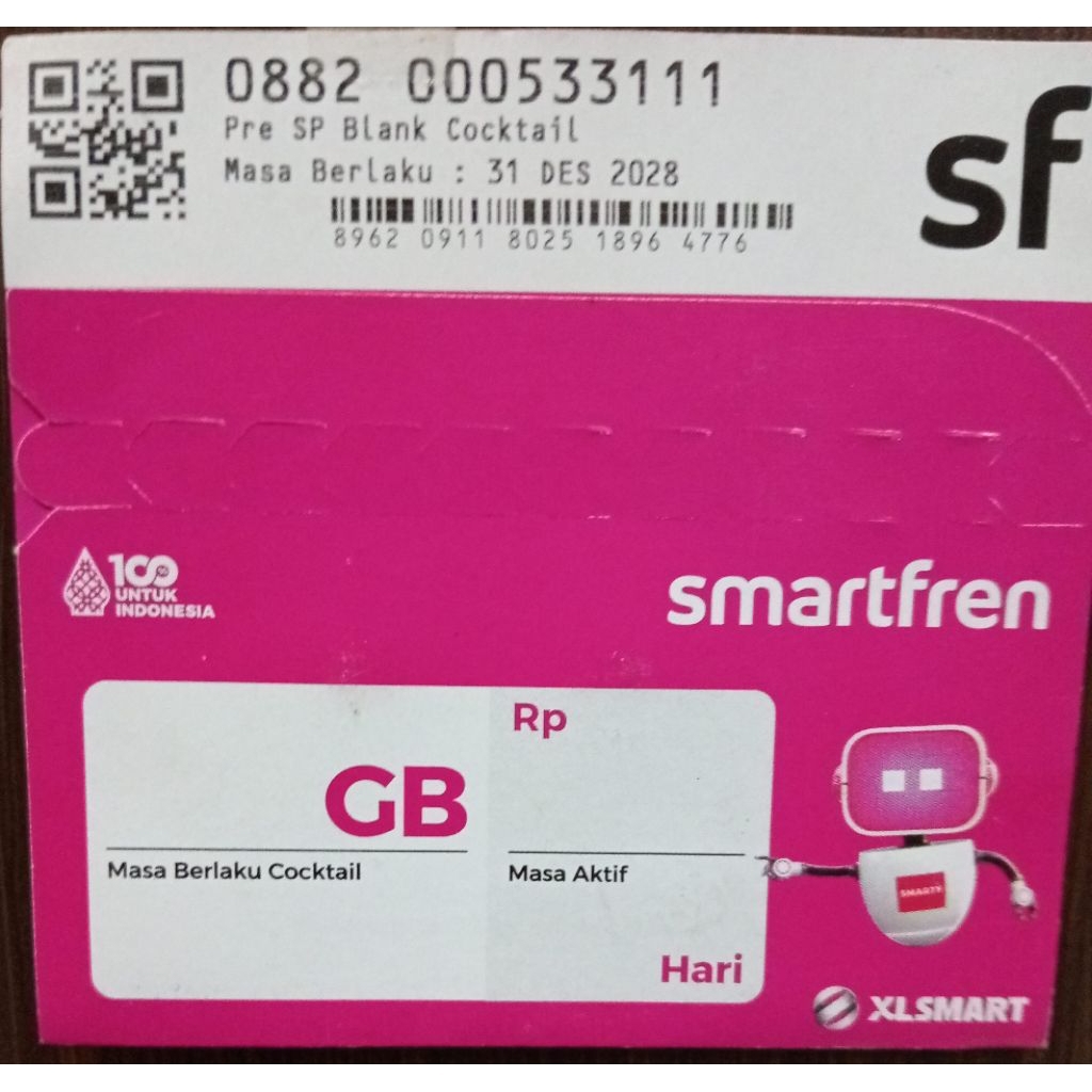 Nomor cantik Smartfren
