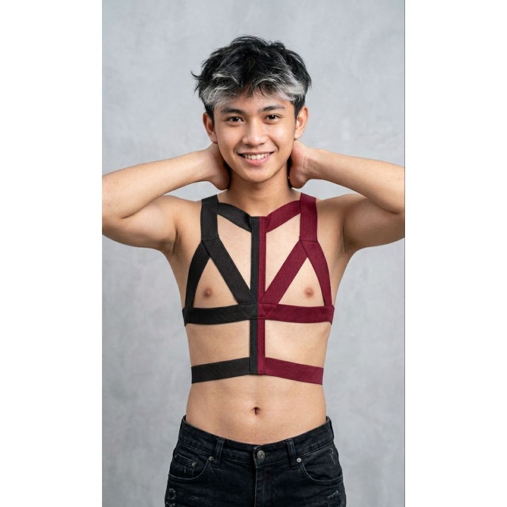 Harness Cover dada Pria segitiga