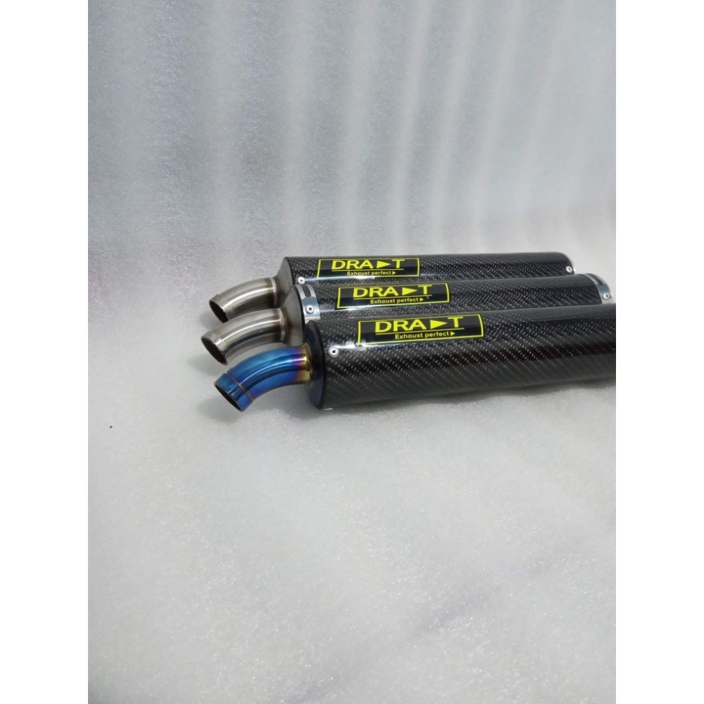 Silencer knalpot 2 tak universal racing origal drat exhaust