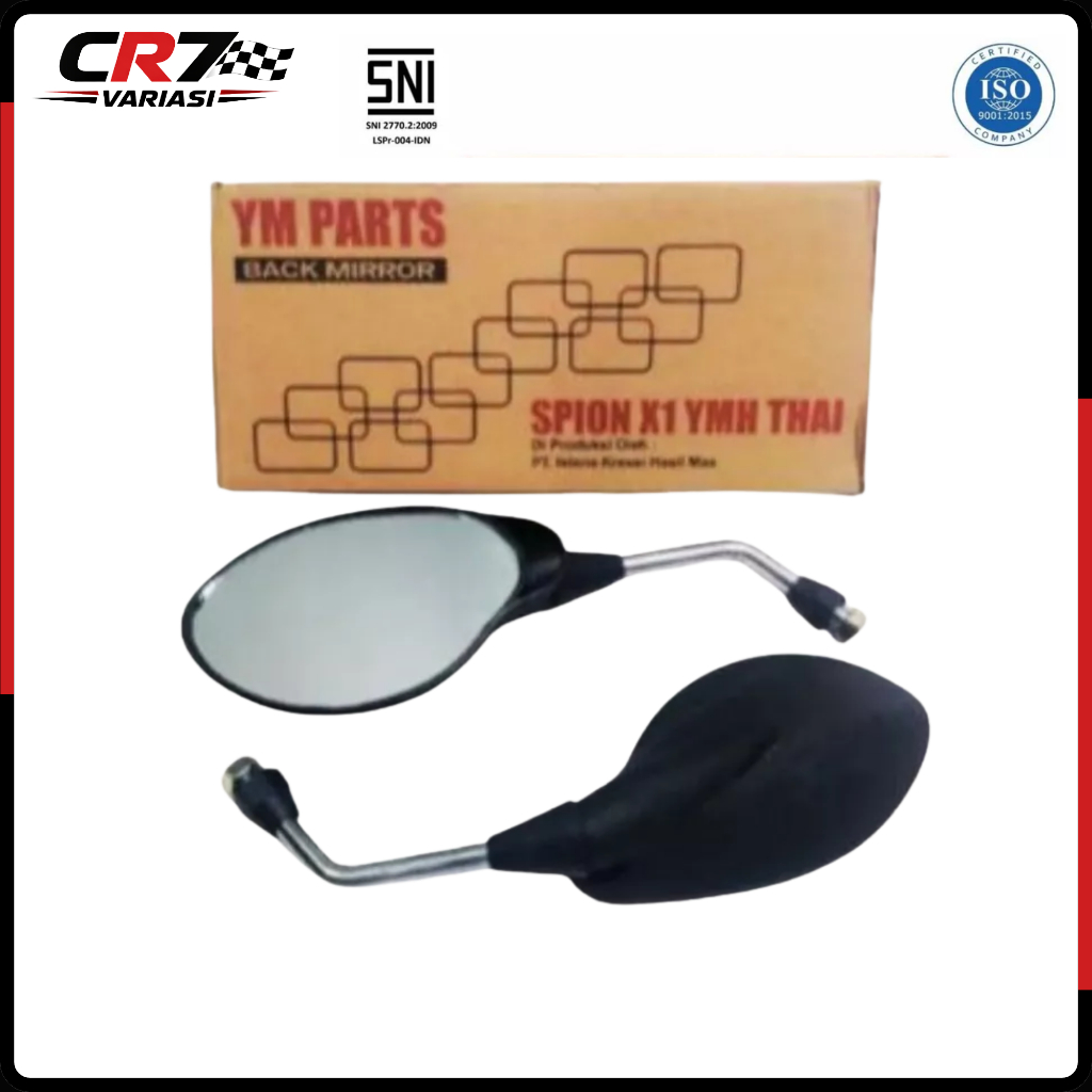 Kaca Spion Motor X1 Yamaha 125 Z NMax 155 Aerox 155 Spion SNI ISO CR7 Variasi Motor