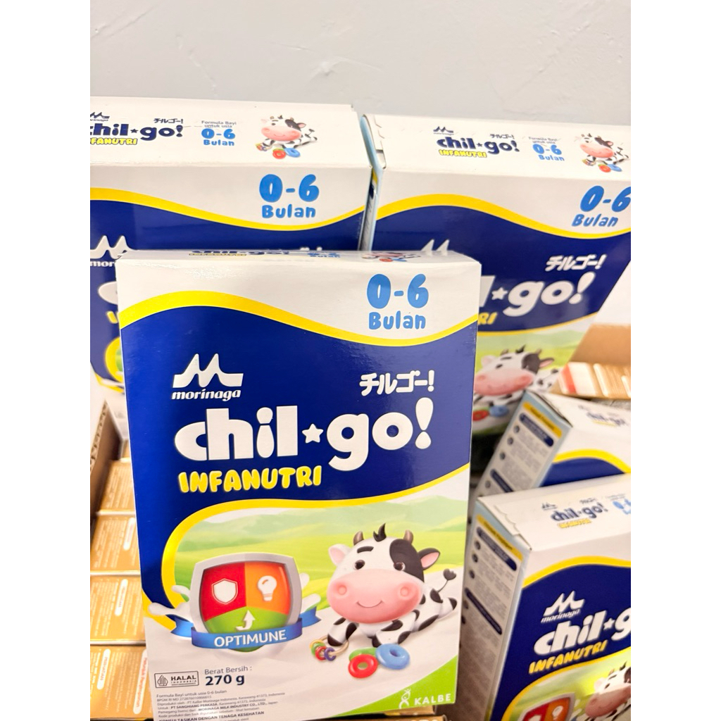 Morinaga Chil-Go Tahap 0-6 Bulan / Sufor Untuk Bayi Usia 0 -6 bulan Orginal / Chil Go 270 gram
