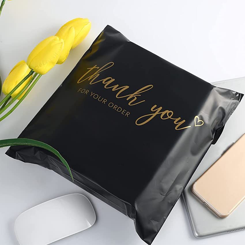 (custom) polymailer black, plastik polymailer olshop, plastik packing online shop, plastik custom de