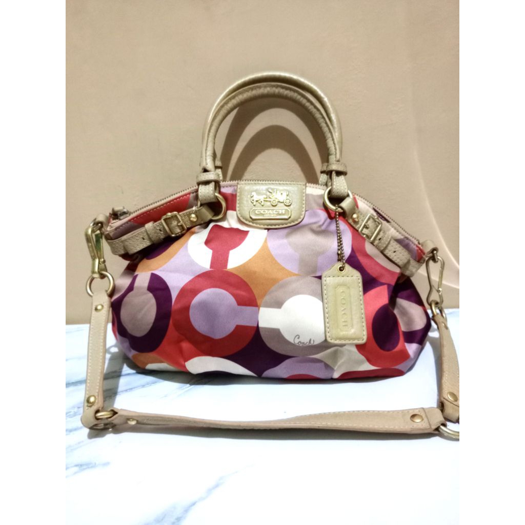 original coach madison small preloved bag