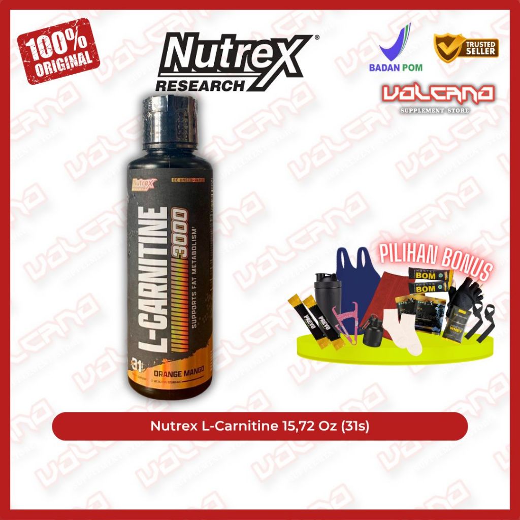 Nutrex L-Carnitine 3000 15.72 Oz 31 serving BPOM
