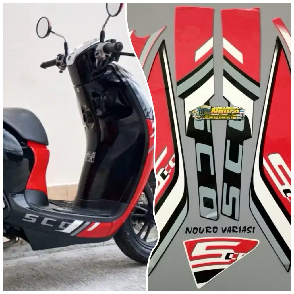 Striping Stiker Motor Lis Scoopy Sporty 2023