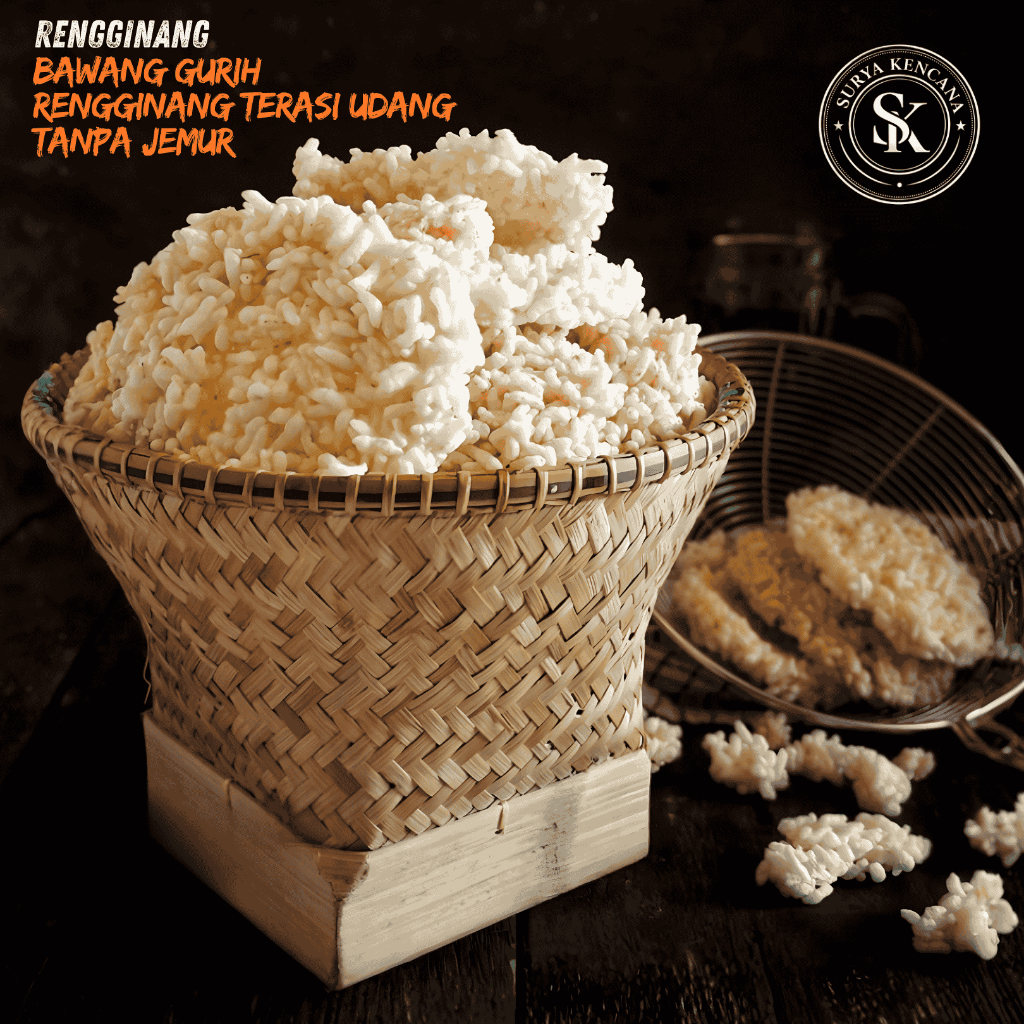 Rengginang Mentah Rasa Bawang Gurih Rengginang Terasi Udang Tanpa Jemur