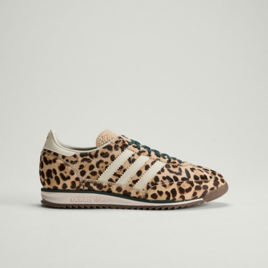 adidas Originals SL 72 OG Leopard Womens Magic Beige Ivory Off White BNIB Original Resmi