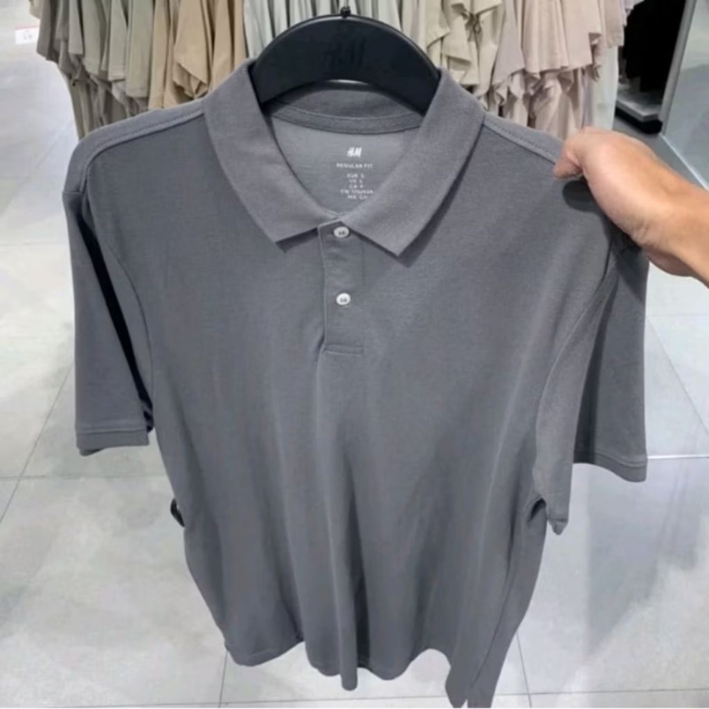 KAOS POLO  HNM TSHIRT  BAJU KERAH PRIA WANITA UNISEX POLOS