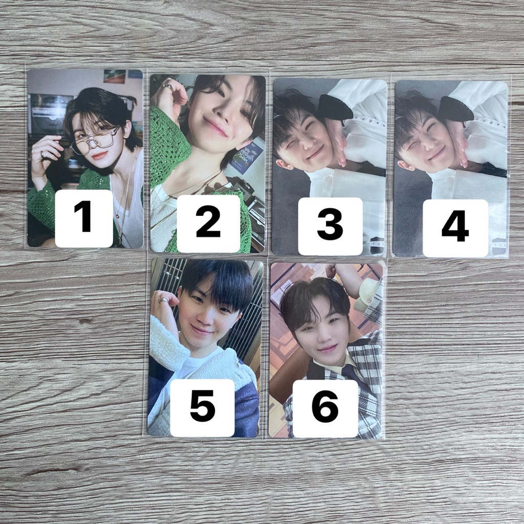 [REPRICE] SEVENTEEN WOOZI PHOTOCARD OFFICIAL svt pc scoups choi seungcheol kkuma cimumu cheol its tc