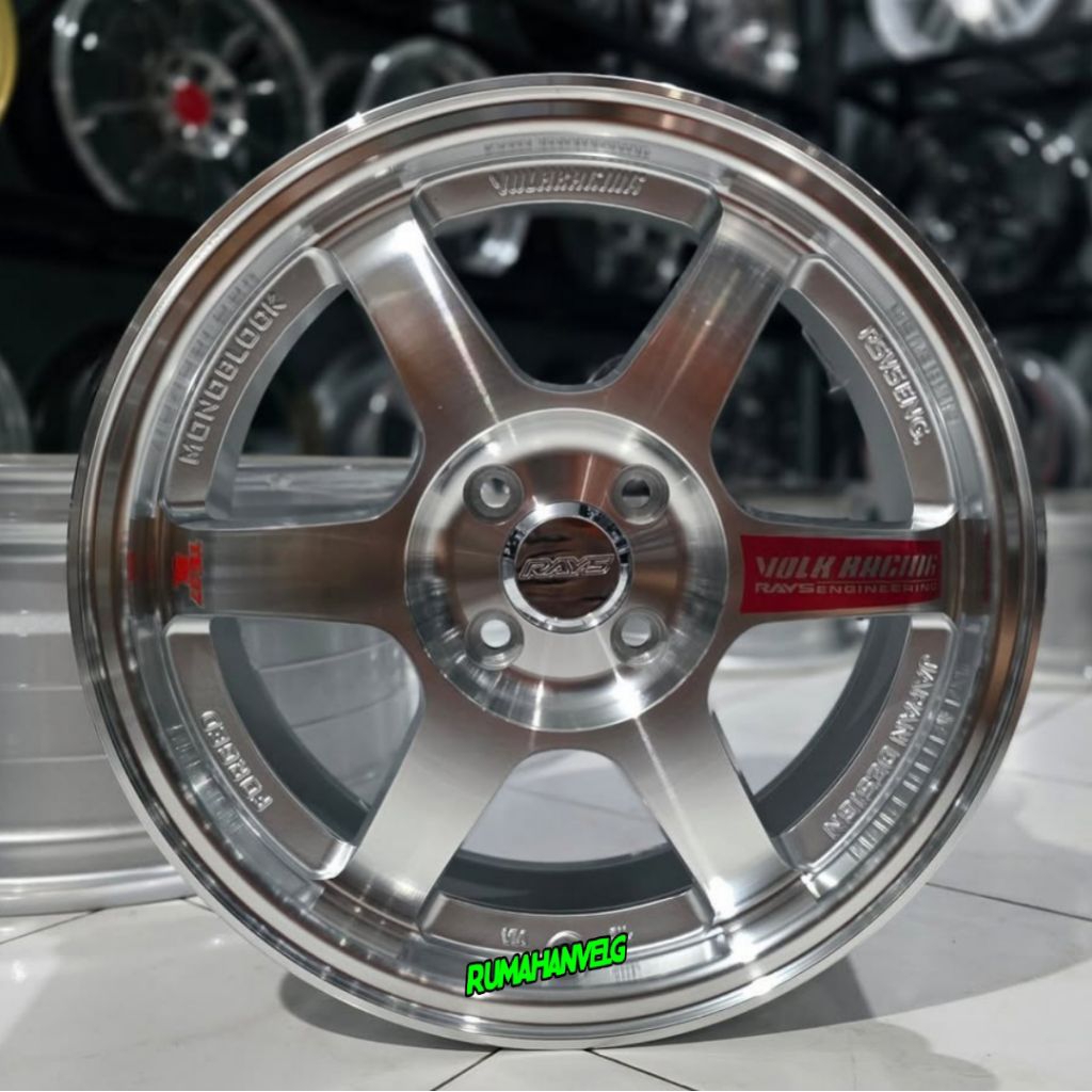 velg te37 sl r16 lebar 7 pcd 4x100 ET 40 velg mobil ring 16 pnp mobil agya ayla swift fronx brio jaz