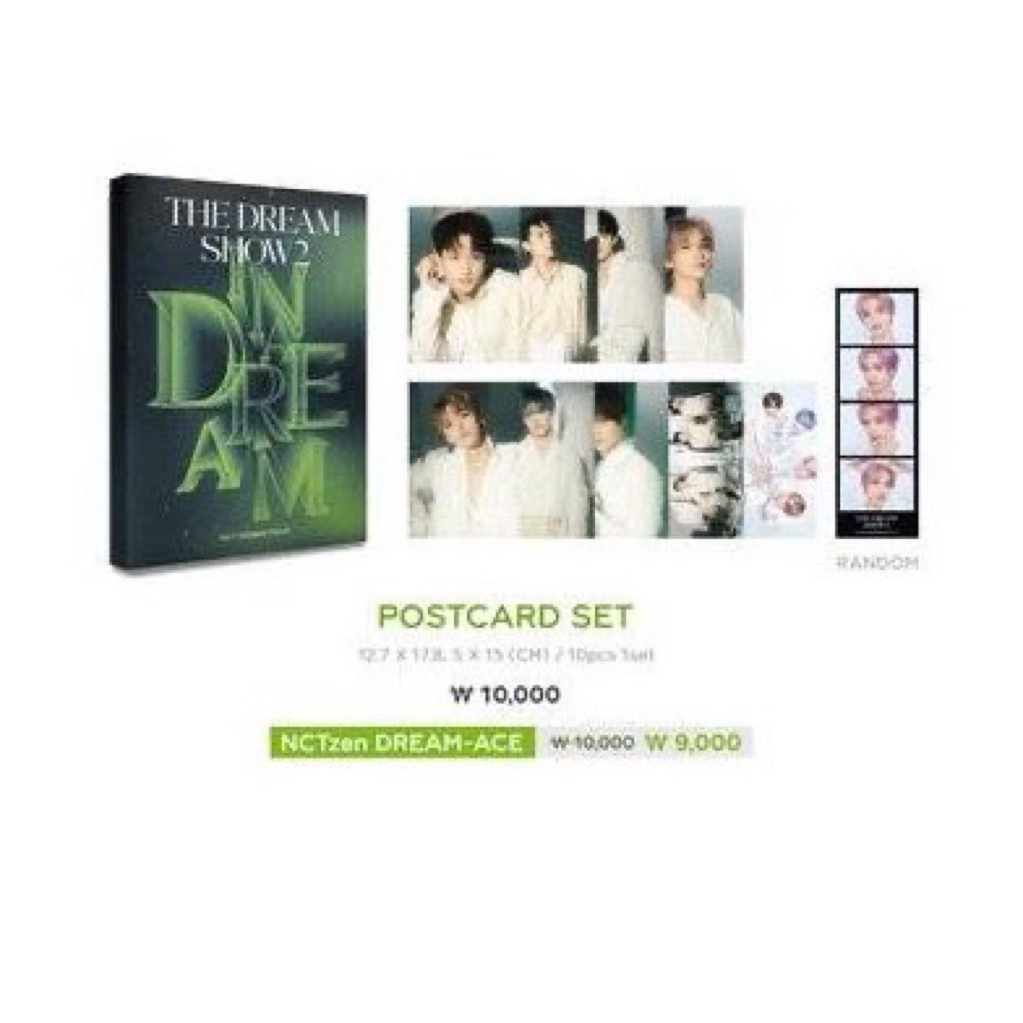 Postcard SET TDS 2 In A Dream Photostrip NCT Dream Mark Renjun Jeno Haechan Jaemin Chenle Jisung