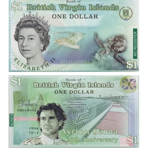 1 Dollar British Virgin Islands Souvenir Replika Repro
