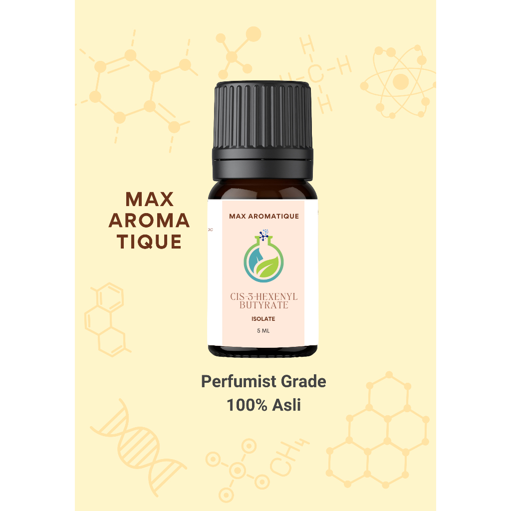 Bersertifikat Max Aromatique Cis-3-Hexenyl Butyrate Aromatic Chemical - 100% Murni Aroma Fruity Gree