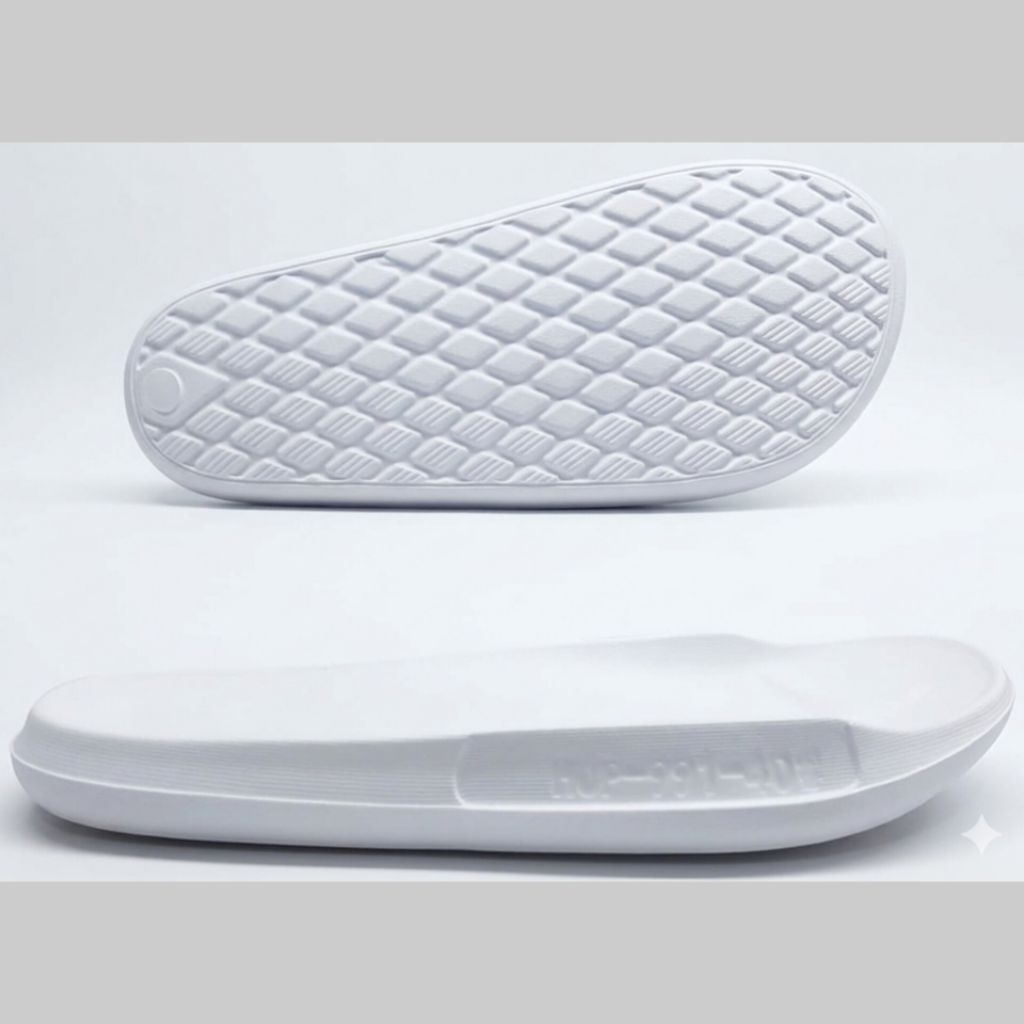 Outsole 991 Putih Bahan Pylon Ringan dan Empuk Cocok Untuk Sandal Slide Pria Sandal Slip On Sandal R
