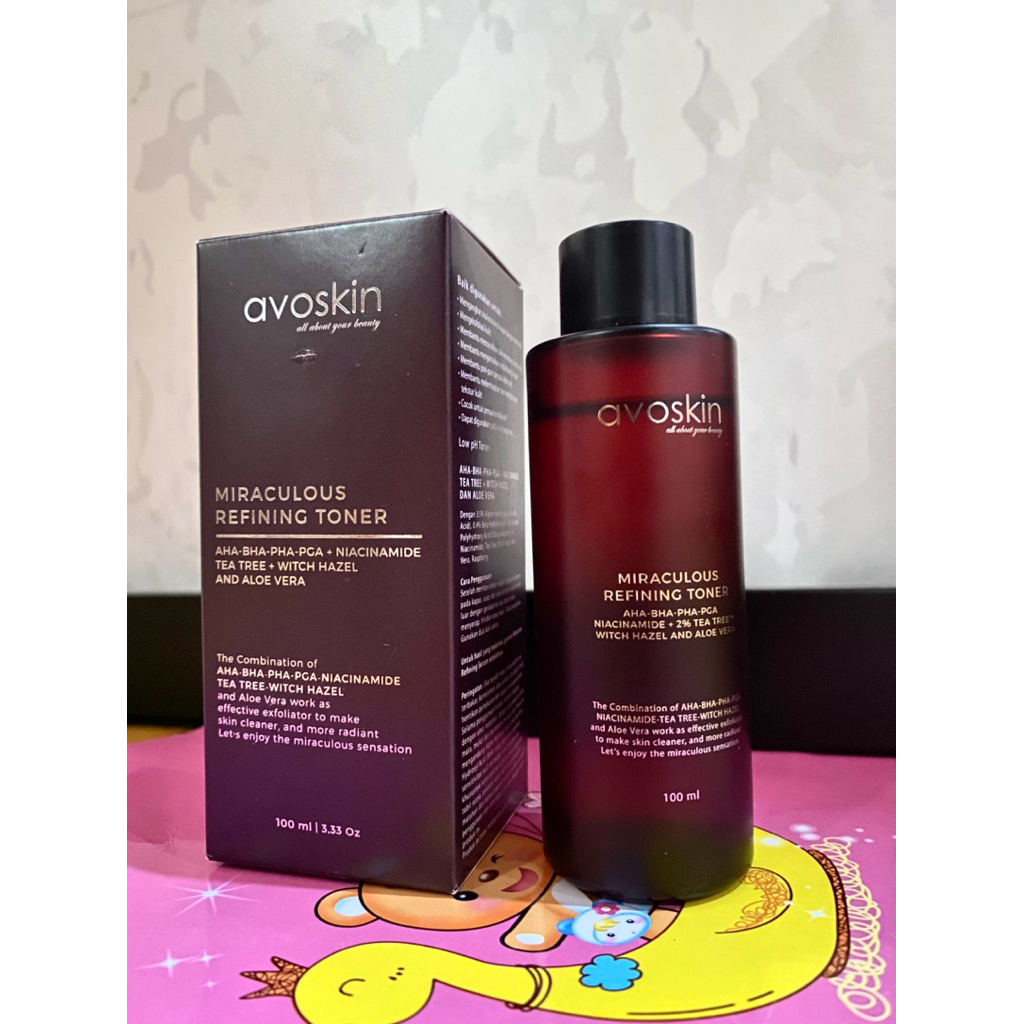 (PRELOVED) TONER AVOSKIN MIRACULOUS REFINING TONER (100ml)