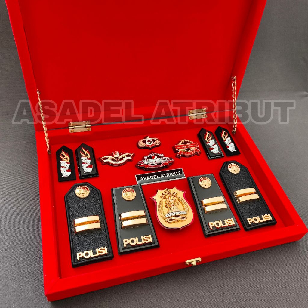 ‎SET BOX PANGKAT POLISI IPTU EKSKLUSIF PREMIUM / SOUVENIR BOX PANGKAT IPTU / PANGKAT PDH IPTU / PANG