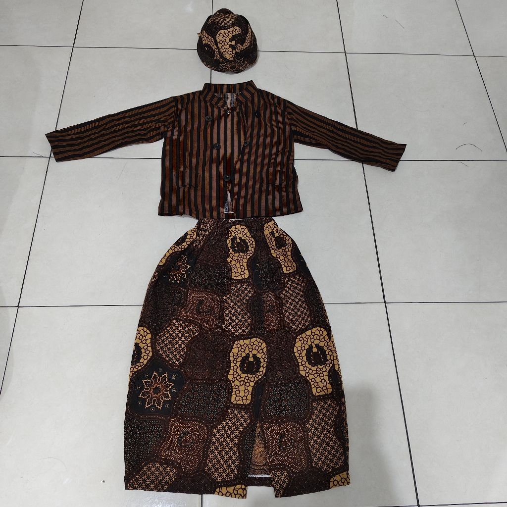 Stelan Beskap Jawa Anak Premium