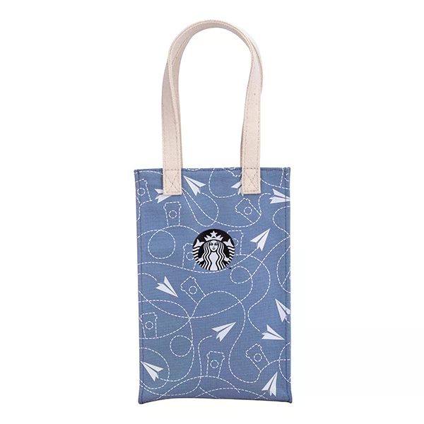 Cup Bag Starbucks The Goddess of Stars Accompanying Blue | Tas Minuman Cup Kopi | Tas Kanvas Starbuc