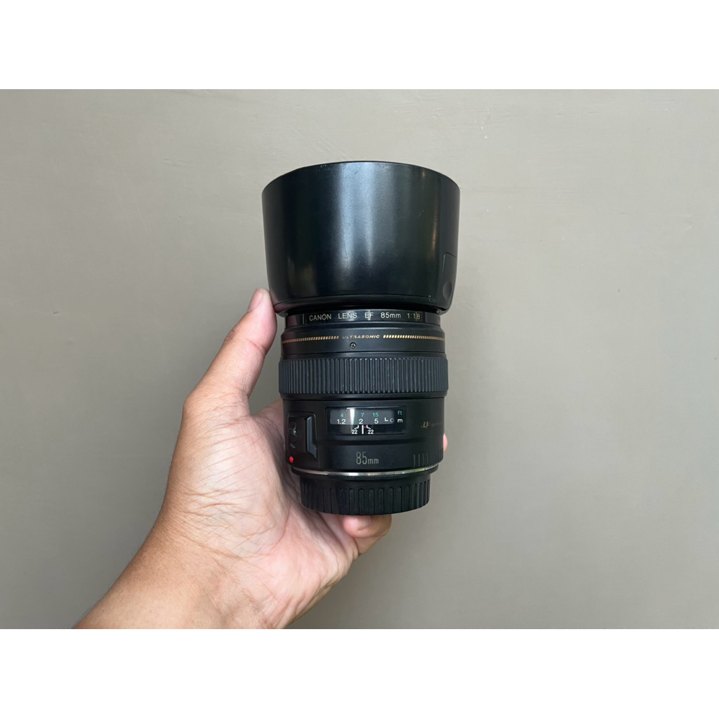 lensa fix canon 85mm f1.8 usm