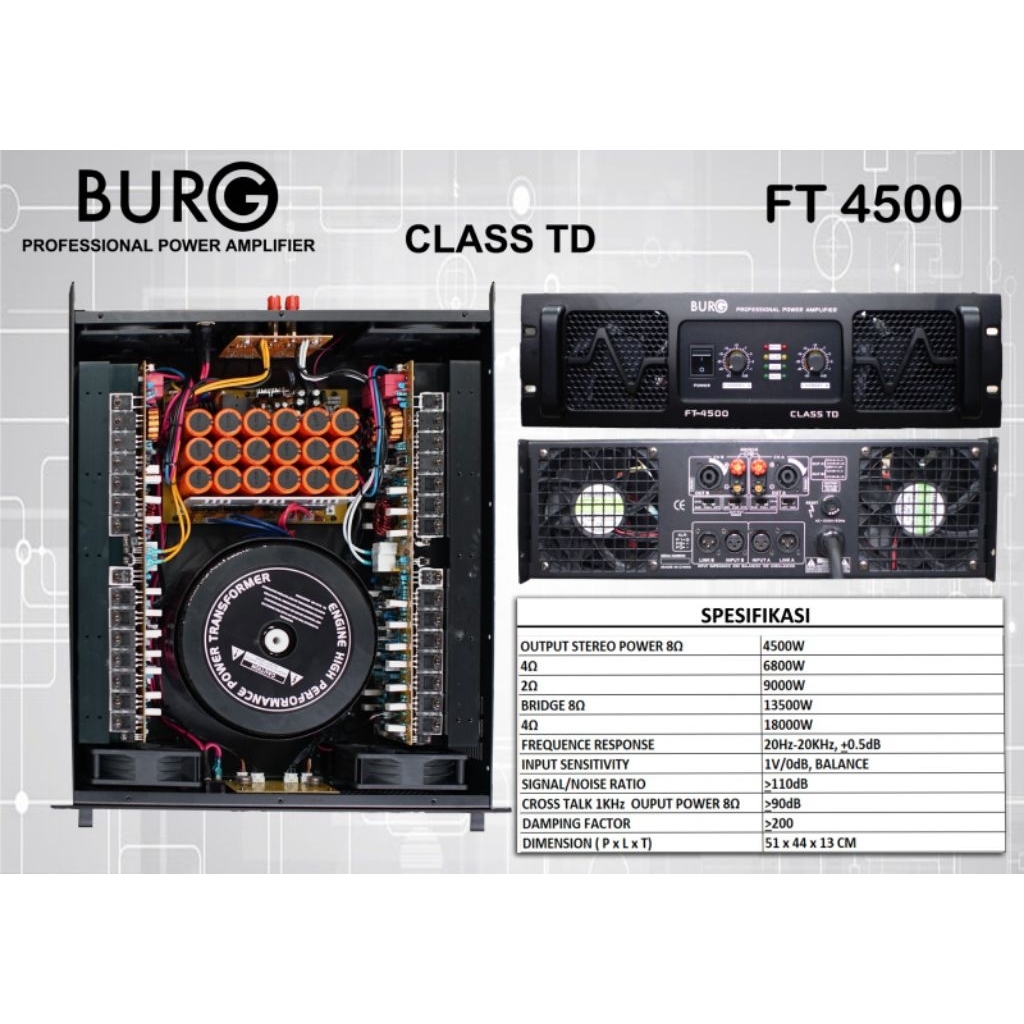 POWER BURG FT 4500 CLASS TD/ Power Burg Ft 4500 Class Td/ power burg ft 4500 class td