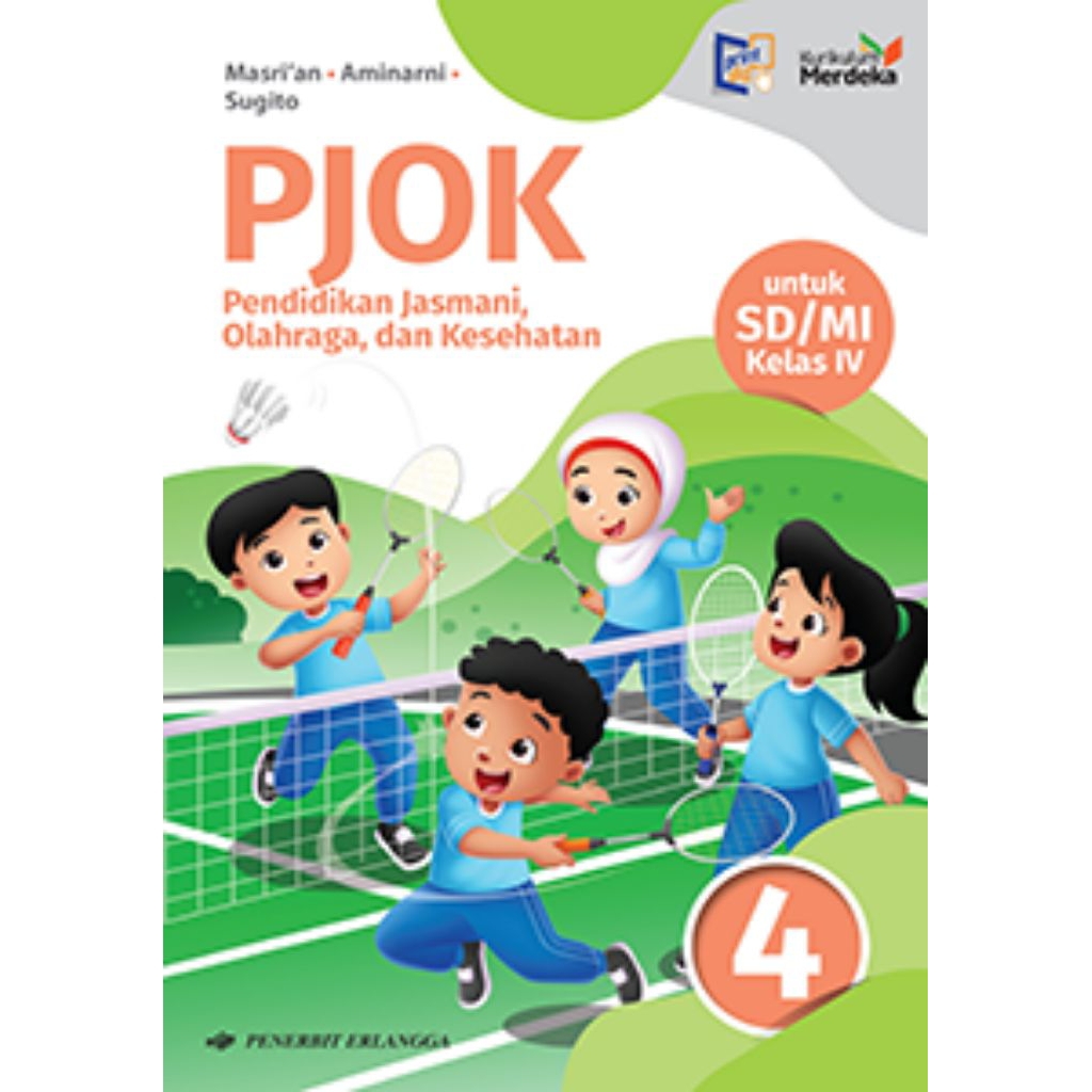 BUKU PJOK KELAS 4 SD KURIKULUM MERDEKA/ERLANGGA