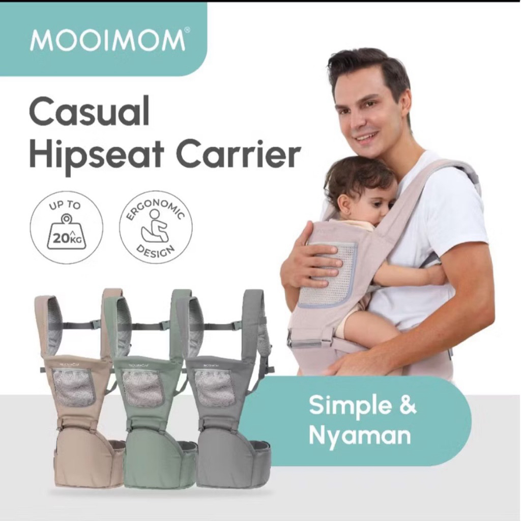 PRELOVED MOOIMOM CASUAL HIPSEAT CARRIER