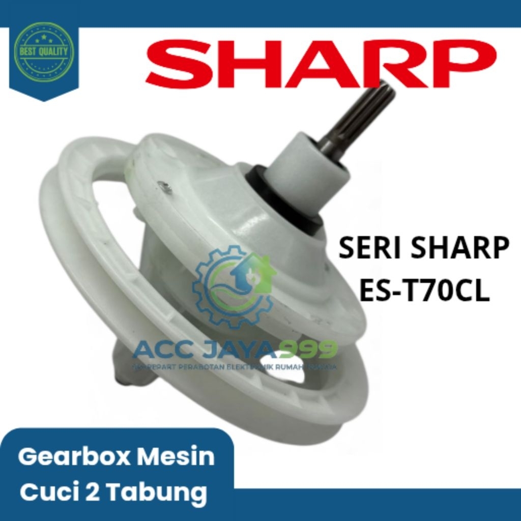Gearbox SHARP ES-T70CL Mesin Cuci 2 Tabung Gerigi 10