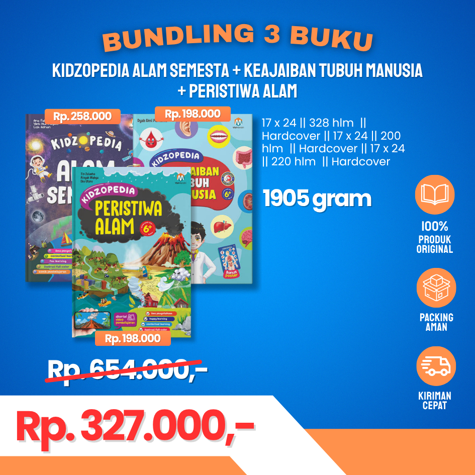 Ziyadbooks - kidzopedia peristiwa alam - buku ensiklopedia anak SD SMP