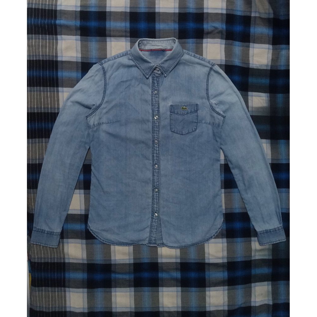 Kemeja Denim Lacoste Women SZ S (minus baca deskripsi)