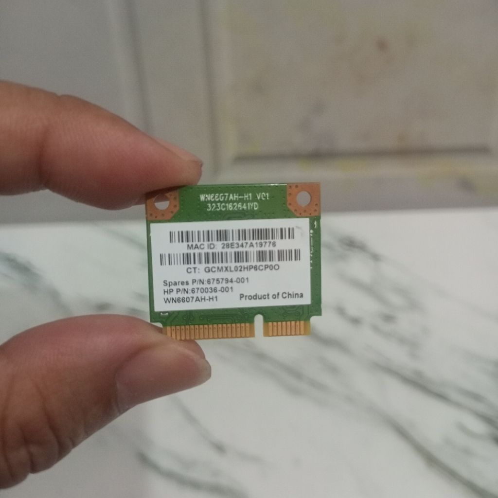 Wifi Card Bekas Cabutan dari Laptop HP1000