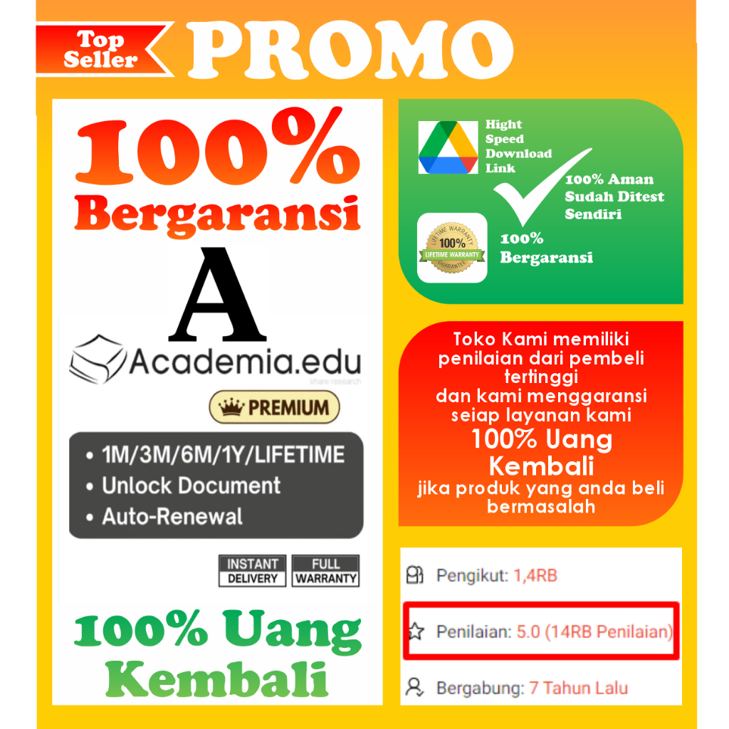 [LIFETIME] I Bulan AKUN ACADEMIA.EDU PREMIUM Unlimited Download reading FULL GARANSI | AKUN ACADEMIA