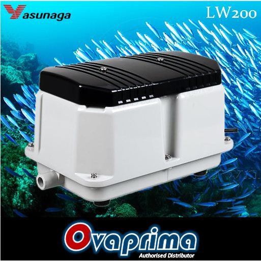 Yasunaga LW-200 Pompa Udara Aquarium Kolam Aquaria Air Pump Yasunaga LW200