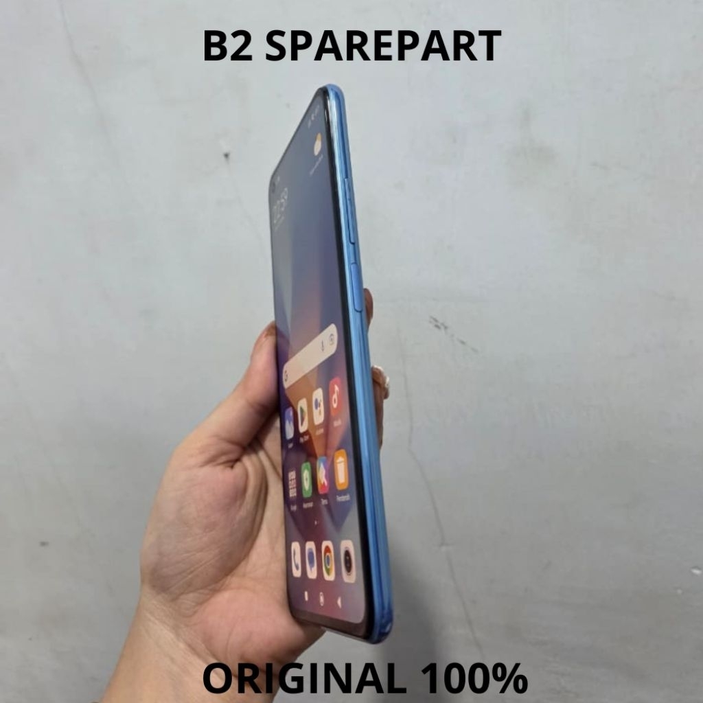 LCD FRAME FOR XIAOMI MI 11 LITE MINUS TOMPEL DI KAMERA SESUAI FOTO ORIGINAL COPOTAN