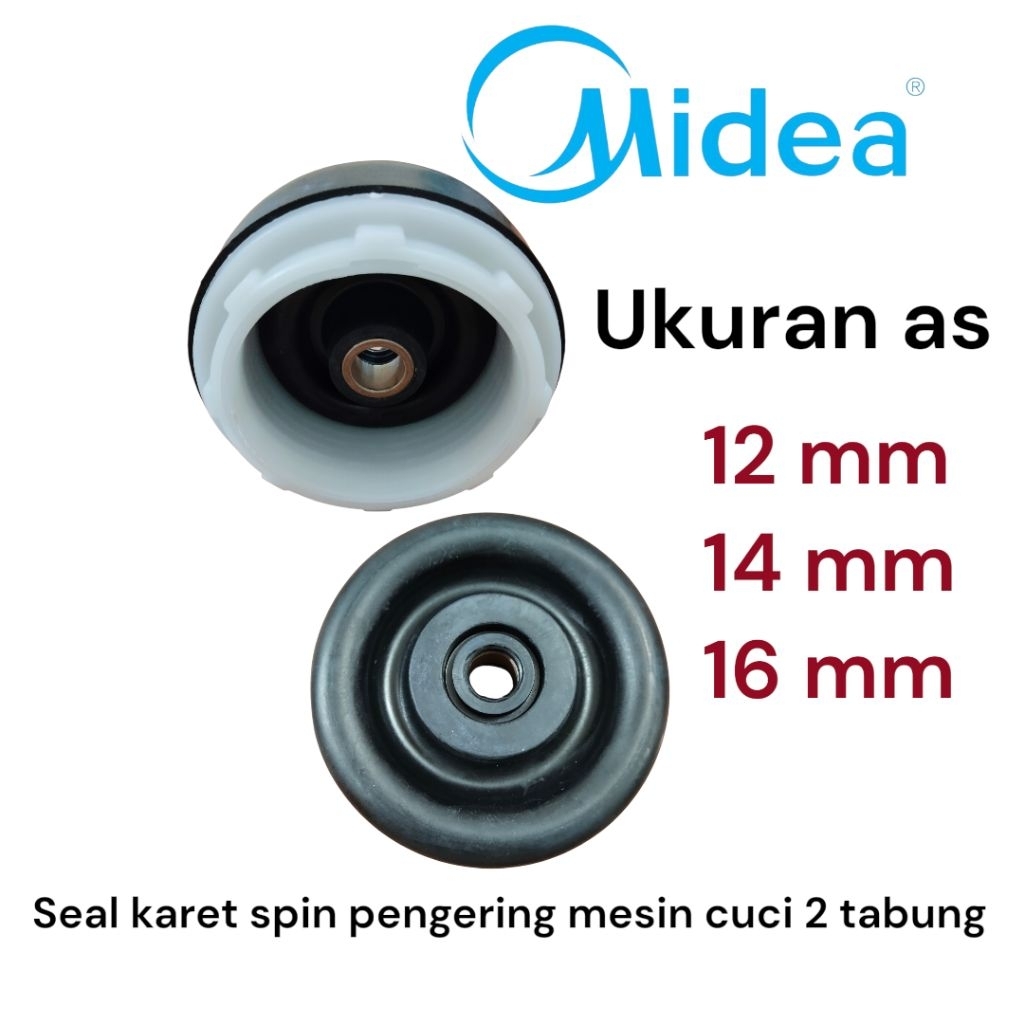 Seal karet spin pengering mesin cuci midea 2 tabung