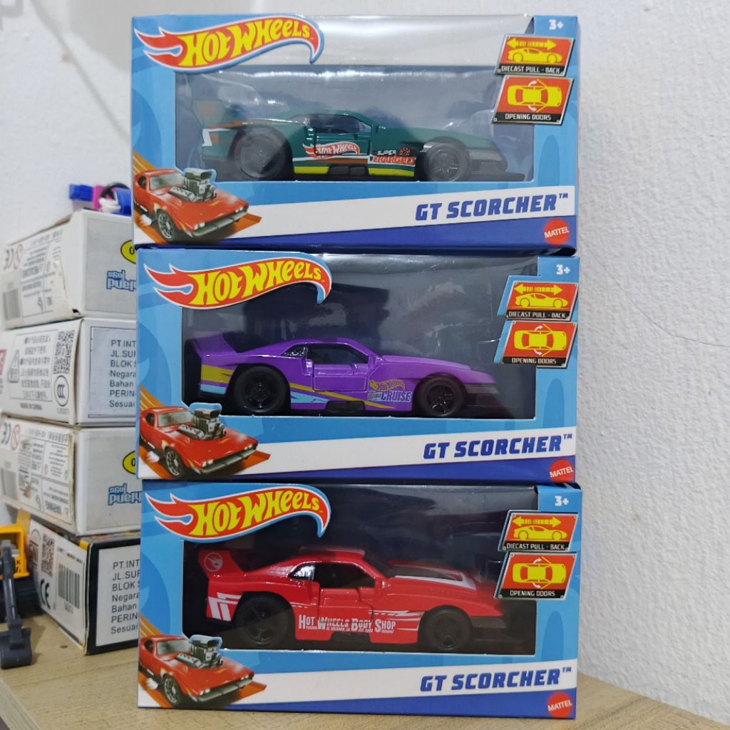 Hot wheels GT SCORCHER pull back