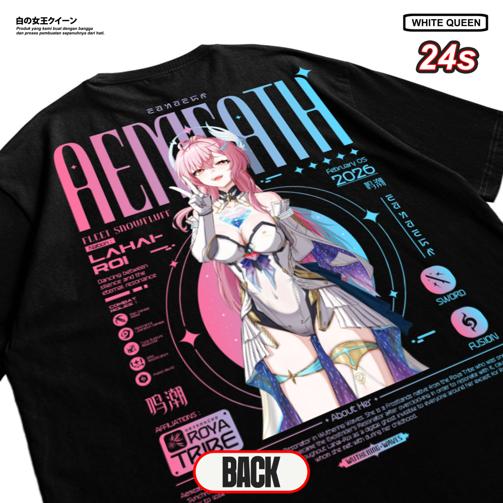 White Queen / Kaos Aemeath Wuthering Waves / Cotton 24s