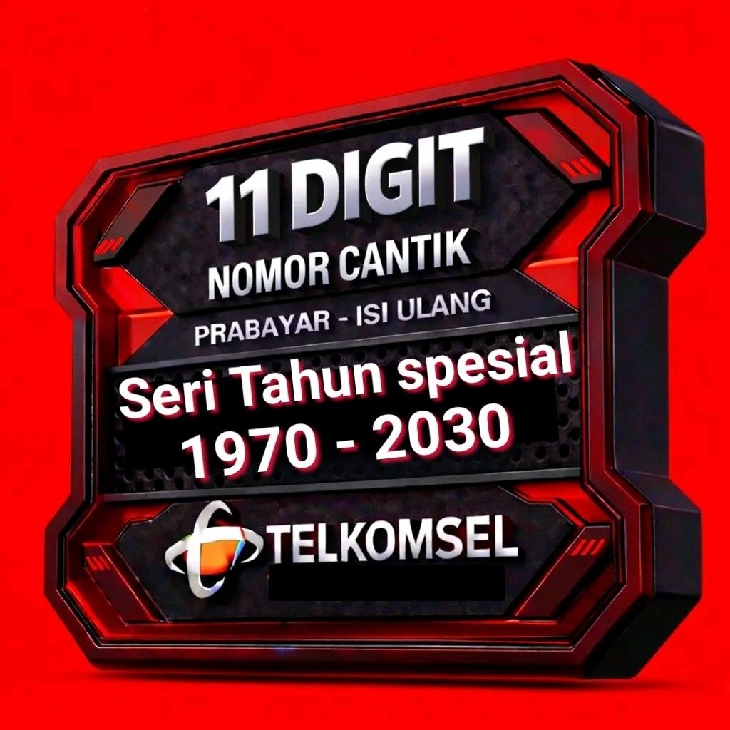 KARTU PERDANA SERI TAHUN TELKOMSEL 11 DIGIT 3GB NASIONAL