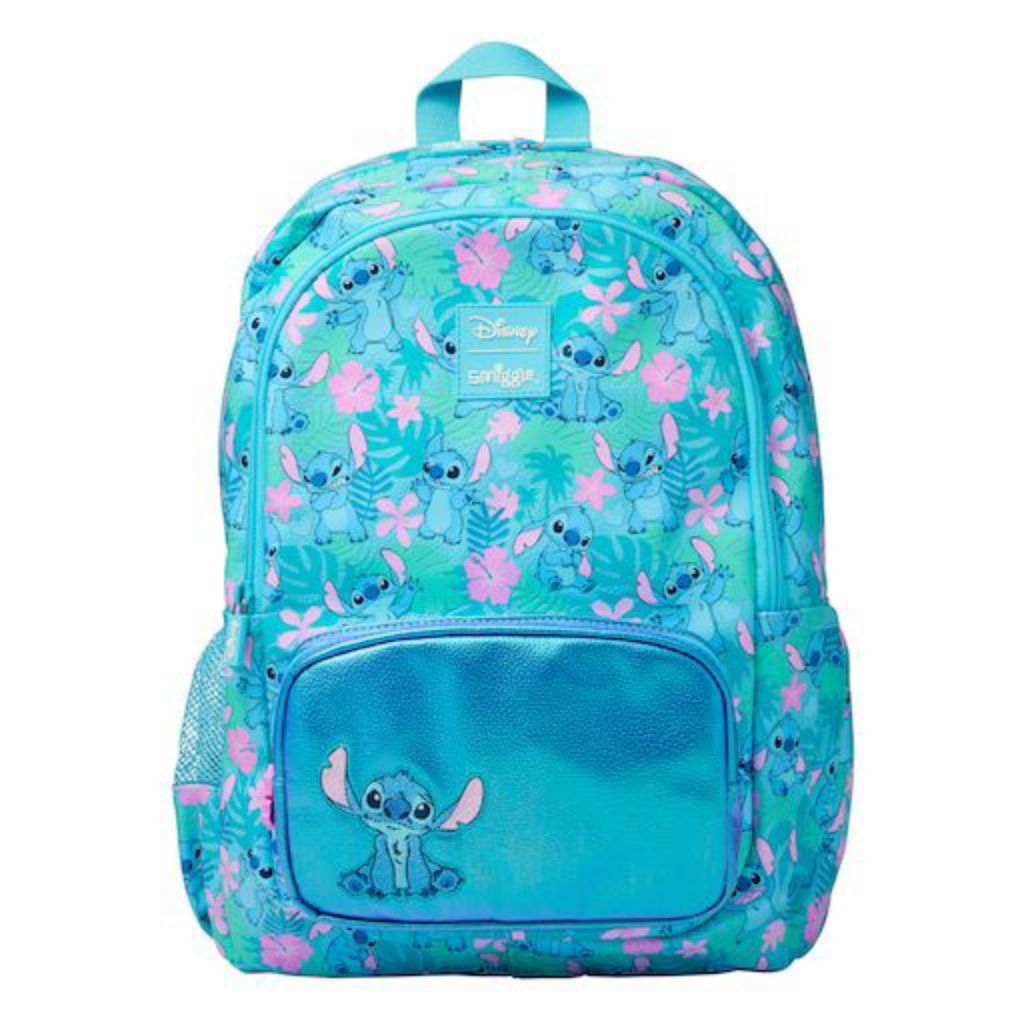 Ransel Smiggle SD Karakter Stich dengan Akses Ritsleting Ganda Premium