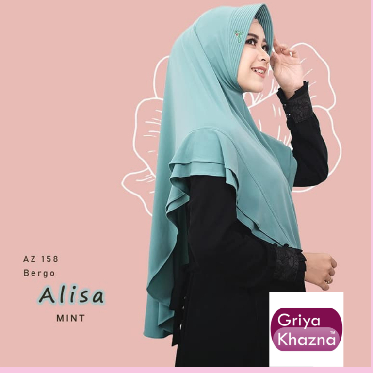 Azamka Kerudung Jilbab Daily Instan Bergo Alisa