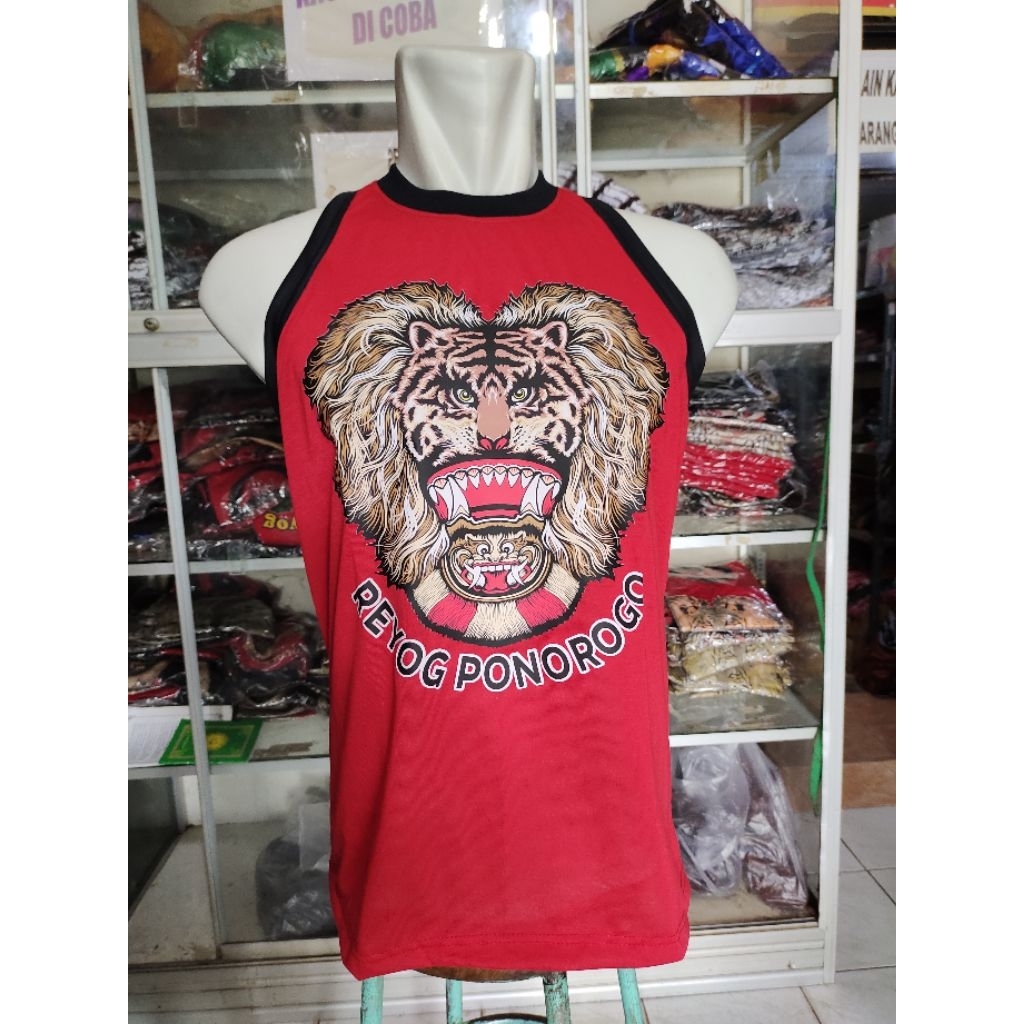 KAOS SINGLET REYOG PONOROGO.