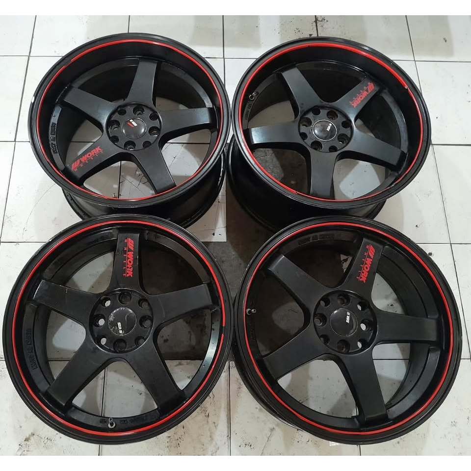 Jual velg second type ssr ring 17 cocok buat mobilio jazz yaris avanza xenia dll