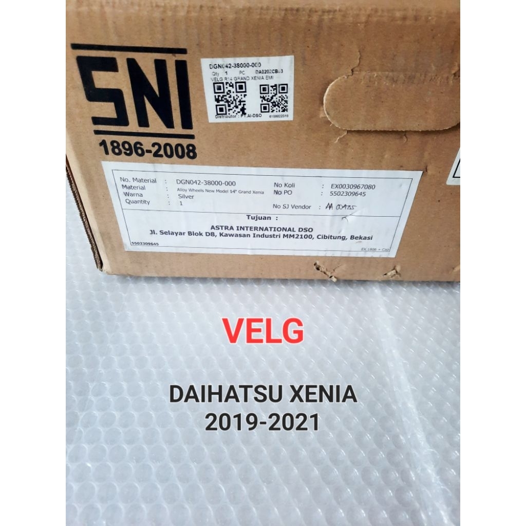 Velg Daihatsu Xenia 2019-2021 Original