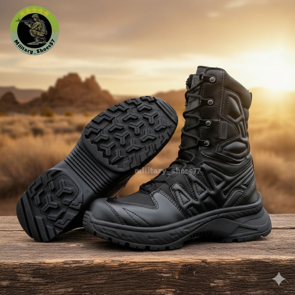 SEPATU PDL TACTICAL HITAM POLPP SATPAM CAANGGO MILITERY