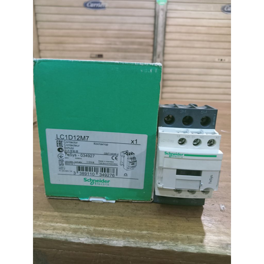KONTAKTOR CONTACTOR SCHNEIDER LC1D09M7 MAGNETIC KONTAKTOR 3PHASE 25AMPERE