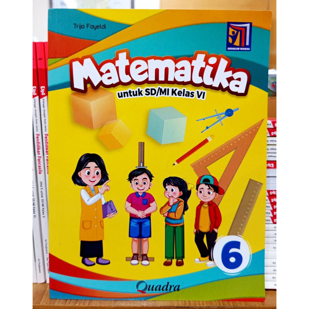 Buku Matematika Kelas 6 SD Kurikulum Merdeka Quadra