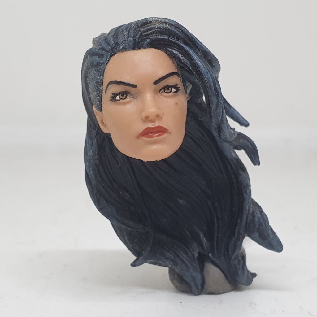 Marvel Legends Head HS Female Silk Cindy Moon Spiderman Avengers Hasbro kitbash 1/12