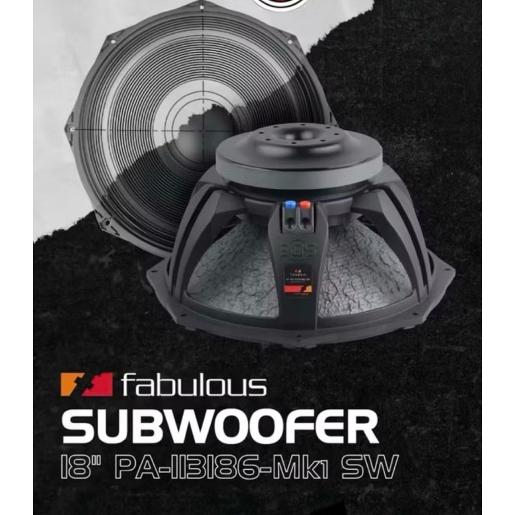 speaker ACR fabulous 18” PA 113186 Mk1 SW