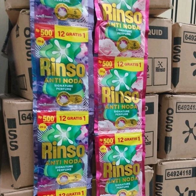 ( SERBA 5000 )PROMO RINSO CAIR 20ML 6 sachet