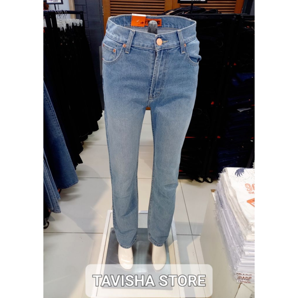 Celana Panjang Jeans Pria LEA Original Premium / Regular Fit Stylish Casual Cowok | DiJamin Ori 100%